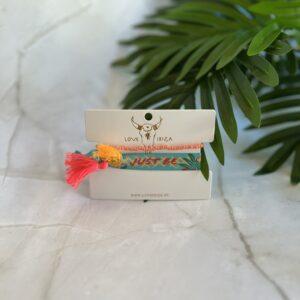 Armband von Love Ibiza mit dem Motto 'Just Be'